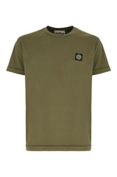 T-shirt in cotone verde oliva -  | Wise