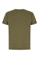 T-shirt in cotone verde oliva -  | Wise