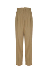 Pantalone in misto lana verde salvia -  | Wise