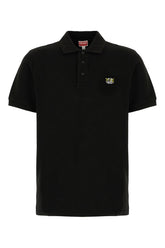 Polo in piquet nero -  | Wise