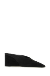 Mules in pelle scamosciata nera -  | Wise