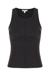 Slate cotton tank top -  | Wise