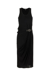 Abito in viscosa nera -  | Wise