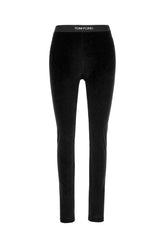 Leggings in ciniglia nero -  | Wise