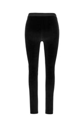 Leggings in ciniglia nero -  | Wise