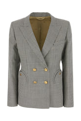 Giacca in lana ricamata -  | Wise