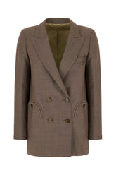 Giacca in misto lana grigio scuro -  | Wise