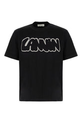 T-shirt in cotone nero -  | Wise