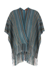 Mantella in misto viscosa ricamata -  | Wise