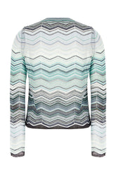 Cardigan in misto viscosa ricamata -  | Wise