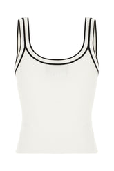 Top in misto viscosa bianca -  | Wise