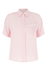 Pink acetate blend blouse -  | Wise