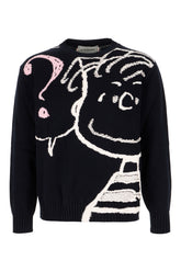 Maglione in cotone blu notte -  | Wise