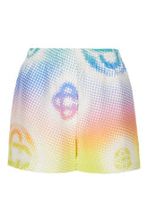 Shorts in seta stampata -  | Wise