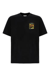 Black cotton t-shirt -  | Wise
