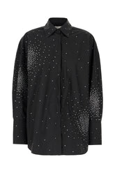 Camicia in popeline nero -  | Wise