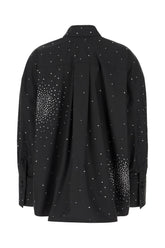 Camicia in popeline nero -  | Wise