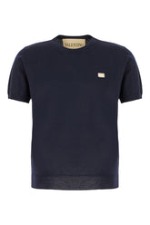 Maglione in lana blu navy -  | Wise