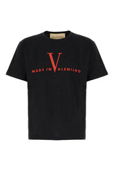 Black cotton t-shirt -  | Wise