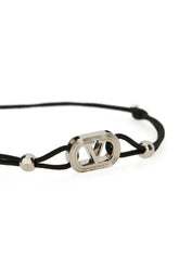 Bracciale in cotone nero -  | Wise