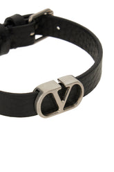 Bracciale in pelle nera -  | Wise