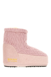 Stivali Icon in nylon e pelle scamosciata rosa -  | Wise