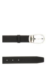 Cintura reversibile in pelle nera -  | Wise