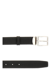 Cintura reversibile in pelle nera -  | Wise