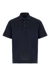 Polo in cotone blu notte -  | Wise