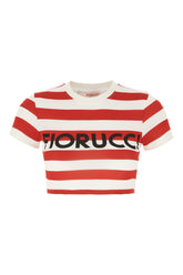 Two-tone cotton t-shirt -  | Wise