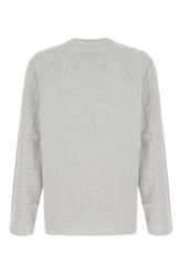 T-shirt in cotone grigio melangé -  | Wise