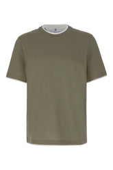 T-shirt in cotone verde salvia -  | Wise