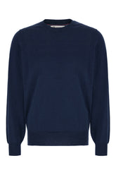 Maglione in cotone blu -  | Wise