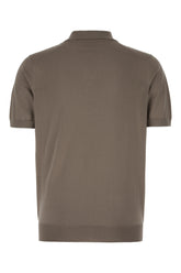 Polo in cotone tortora -  | Wise