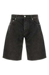 Black denim bermuda shorts -  | Wise