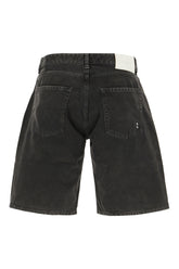 Black denim bermuda shorts -  | Wise