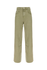 Jeans in denim verde oliva -  | Wise