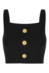 Top in misto viscosa nera -  | Wise