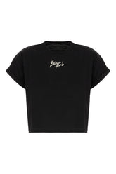 T-shirt in cotone nero -  | Wise