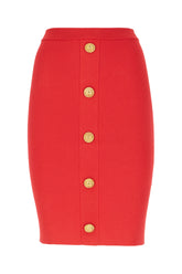 Gonna in misto viscosa corallo -  | Wise