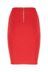 Gonna in misto viscosa corallo -  | Wise