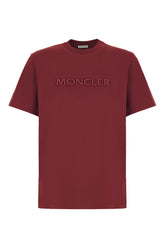 Burgundy cotton t-shirt -  | Wise