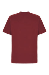 Burgundy cotton t-shirt -  | Wise