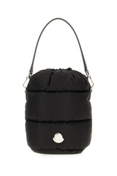 Borsa a secchiello Caradoc in nylon nero -  | Wise