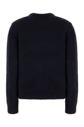 Maglione in misto cotone stretch blu notte -  | Wise