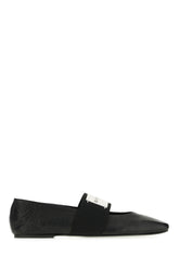Ballerine Squared in pelle nera -  | Wise