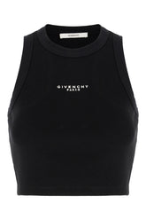 Top in cotone stretch nero -  | Wise