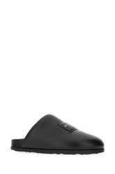 Mules in nappa nera -  | Wise