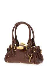 Borsa a mano Paddington piccola in pelle prugna -  | Wise