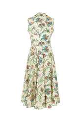 Abito midi in cotone stampato -  | Wise